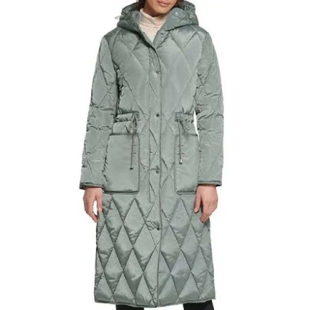 Kenneth Cole Quilted Chunky Pocket Anorak Stadium Jacket sz S NWOT